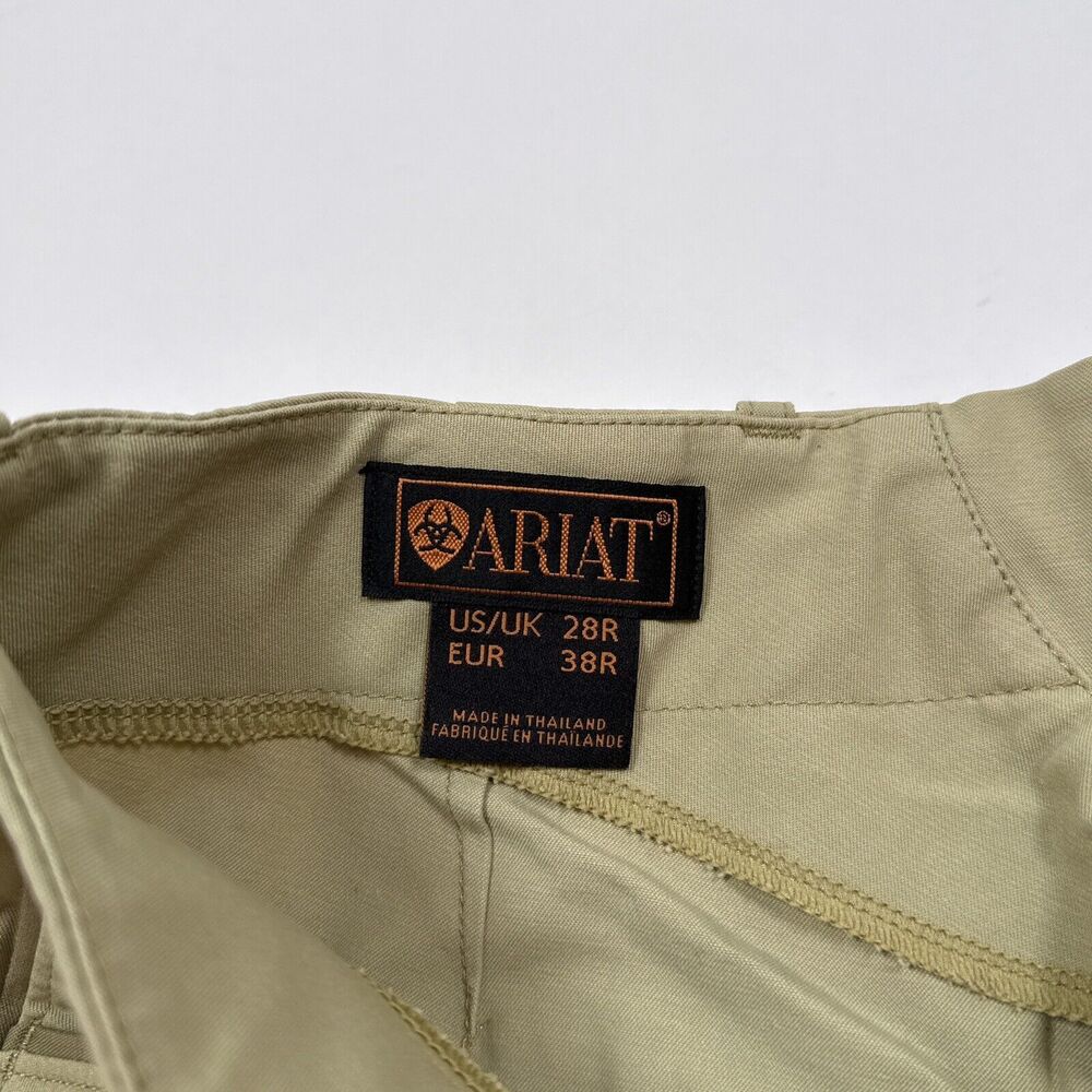 Ariat Breeches Women’s Size 28 Tan Equestrian Horse Riding Stretch Comfort - Picture 6 of 9
